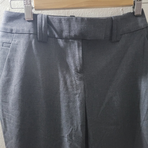 Loft | Grey Julie Trouser Work Slacks Pants - Picture 3 of 5
